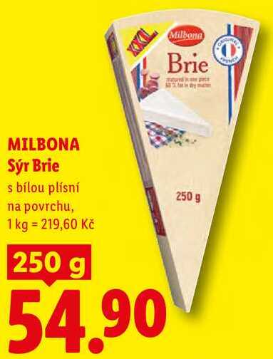 MILBONA Sýr Brie, 250 g