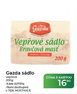 Gazda sádlo vepřové 200g