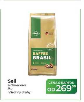 Seli zrnková káva 1kg