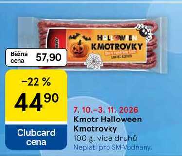 Kmotr Halloween Kmotrovky, 100 g, více druhů