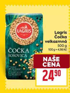 Lagris Čočka velkozrnná 500 g  