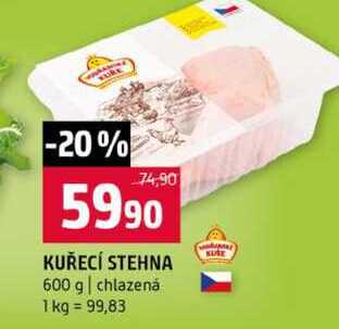 KUŘECÍ STEHNA 600 g chlazená