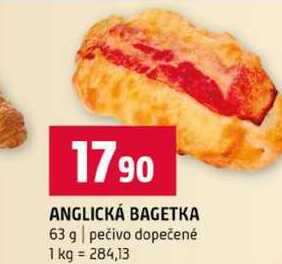 ANGLICKÁ BAGETKA 63 g pečivo dopečené