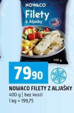 NOWACO FILETY Z ALJAŠKY 400 g bez kosti