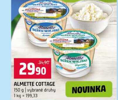 ALMETTE COTTAGE 150 g vybrané druhy