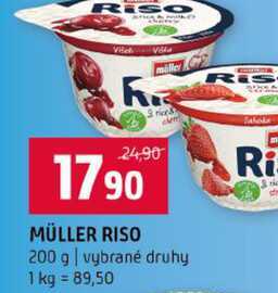 MÜLLER RISO 200 g vybrané druhy