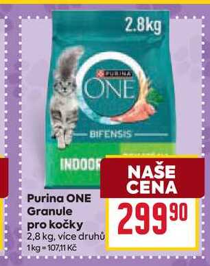 Purina ONE Granule pro kočky 2,8 kg 