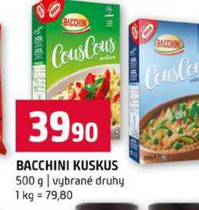 BACCHINI KUSKUS 500 g vybrané druhy