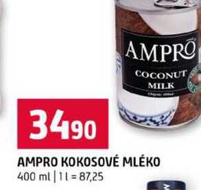 AMPRO KOKOSOVÉ MLÉKO 400 ml