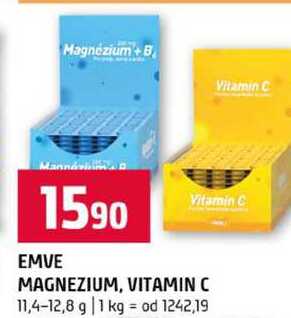 EMVE MAGNEZIUM, VITAMIN C 11,4-12,8 g Terno