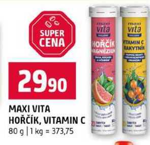 MAXI VITA HOŘČÍK, VITAMIN C 80 g Terno