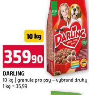 DARLING 10 kg granule pro psy vybrané druhy 