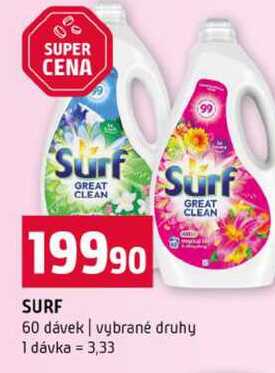 SURF 60 dávek vybrané druhy Terno