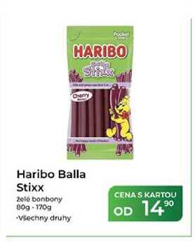 Haribo Balla Stixx že1é bonbony 80g