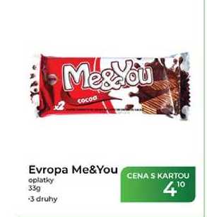Evropa Me&You oplatky 33 g
