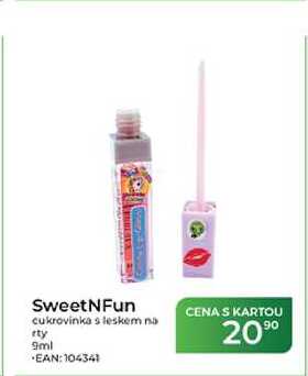 SweetNFun cukrovinka s leskem na rty 9ml