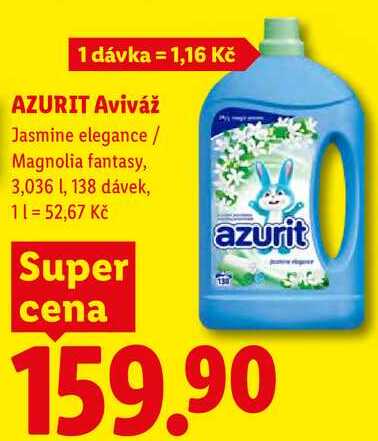 AZURIT Aviváž, 3,036 l/138 PD