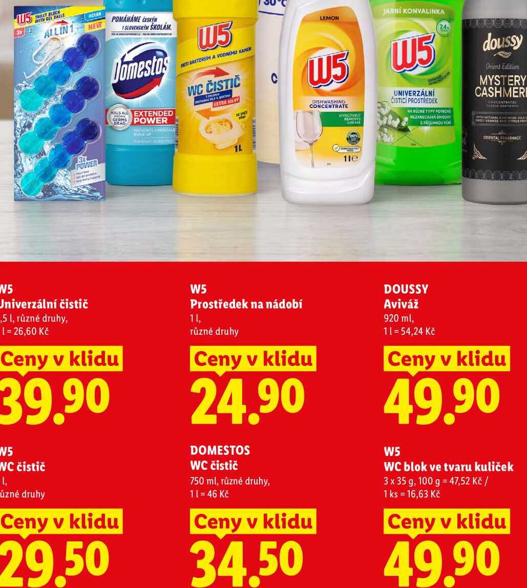 W5 WC blok ve tvaru kuliček, 3x 35 g Lidl