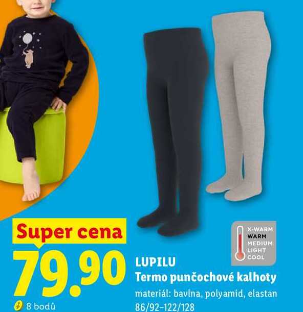 LUPILU Termo punčochové kalhoty Lidl
