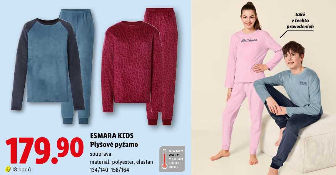 ESMARA KIDS Plyšové pyžamo Lidl