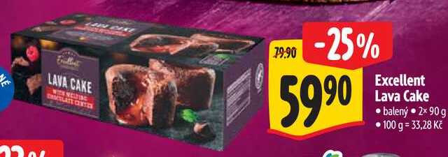 Excellent Lava Cake, 2x 90 g