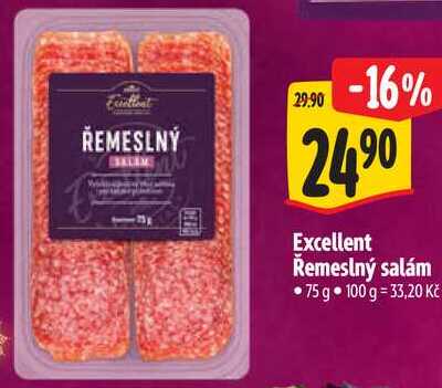 Excellent Řemeslný salám, 75 g