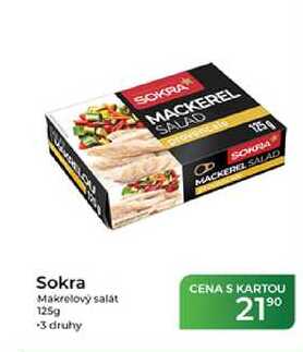 Sokra Makrelový salát 125g 