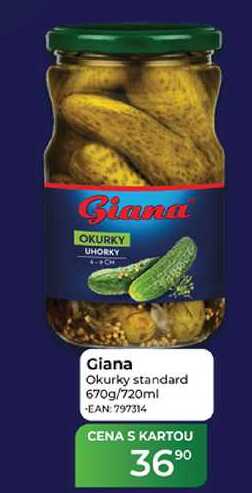 Giana Okurky standard 670g/720ml