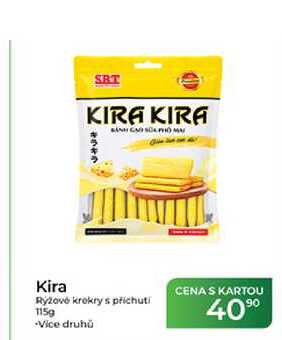 Kira Ryžové krekry s příchutí 115g