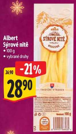 Albert Sýrové nitě, 100 g