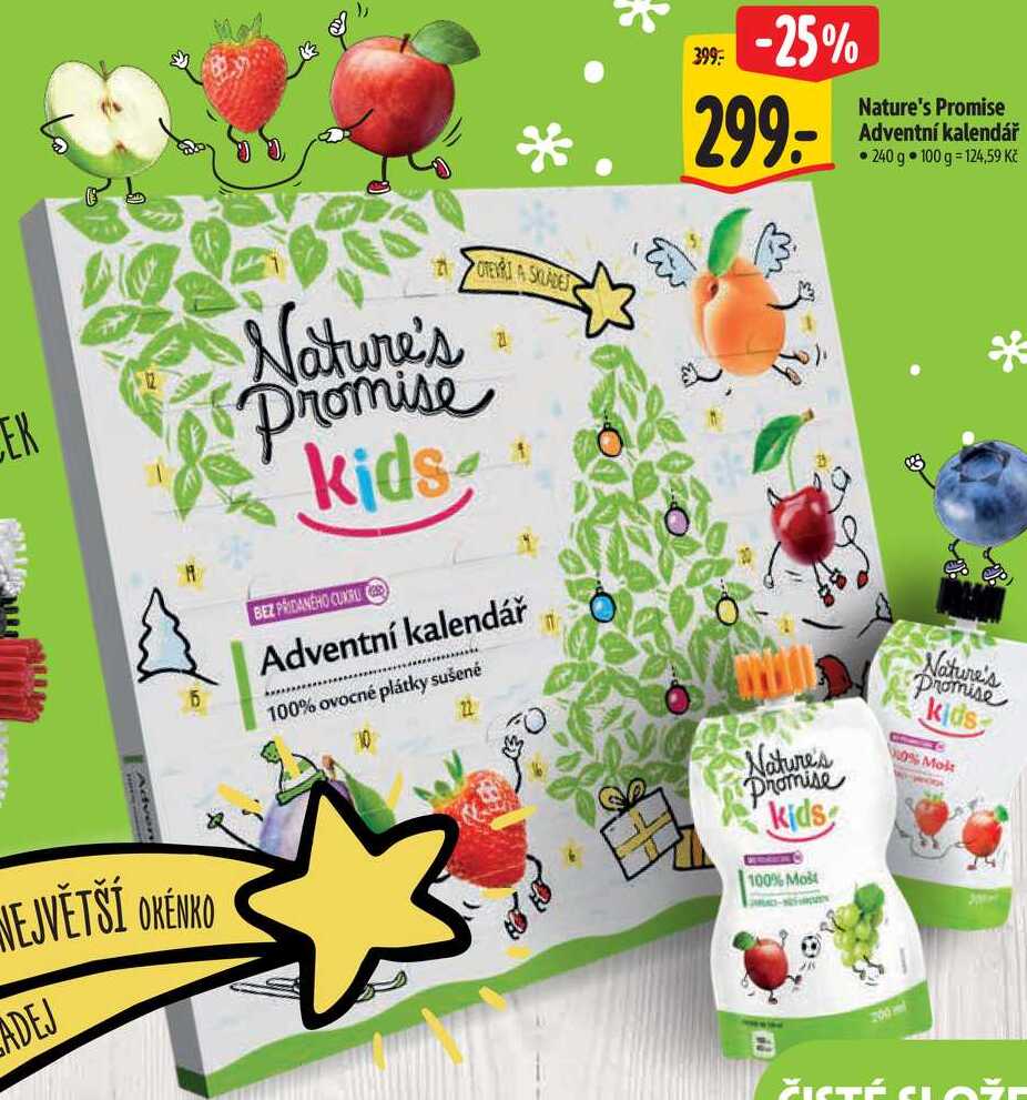 Nature's Promise Adventní kalendář, 240 g