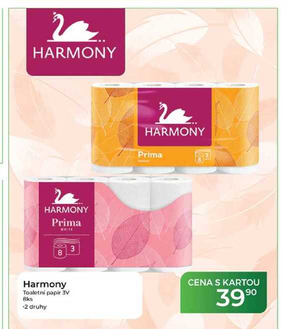 Harmony Toaletni papir 3V 8ks  