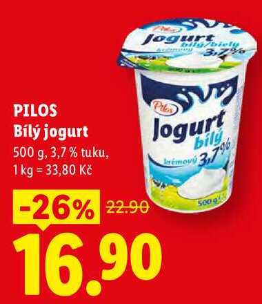 PILOS Bílý jogurt, 500 g