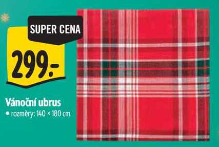 Vánoční ubrus