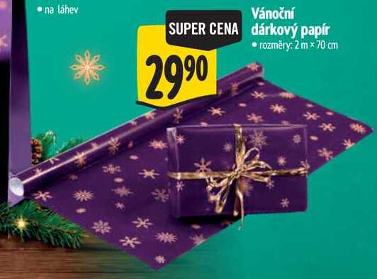 Vánoční dárkový papír