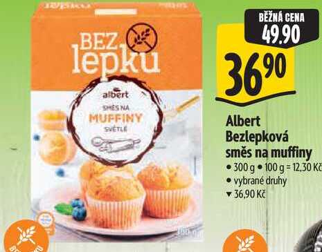Albert Bezlepková směs na muffiny 300 g