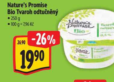 Nature's Promise Bio Tvaroh odtučněný 250 g 