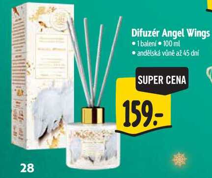 Difuzér Angel Wings 1 balení 100 ml