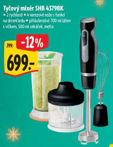 Tyčový mixér SHB 4379BK