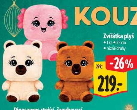 Zvířátka plyš 1ks 25 cm Albert