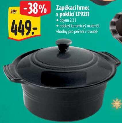 Zapékací hrnec s poklicí LT9211 
