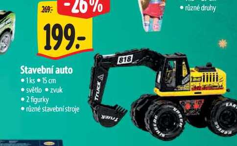 Stavební auto 15 cm Albert