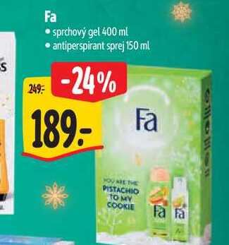 Fa sprchový gel 400 ml + antiperspirant sprej 150 ml