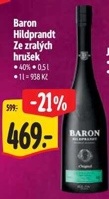 Baron Hildprandt Ze zralých hrušek, 0,5 l