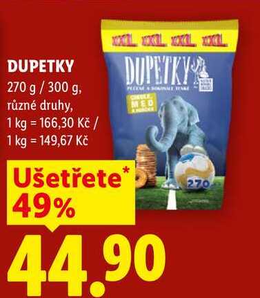 DUPETKY, 270 g/300 g