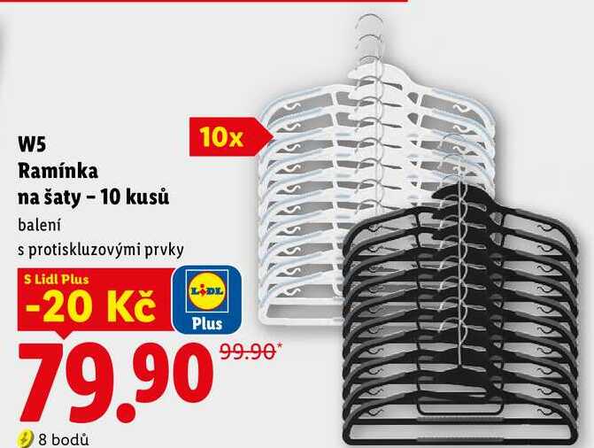 W5 Ramínka na šaty - 10 kusů