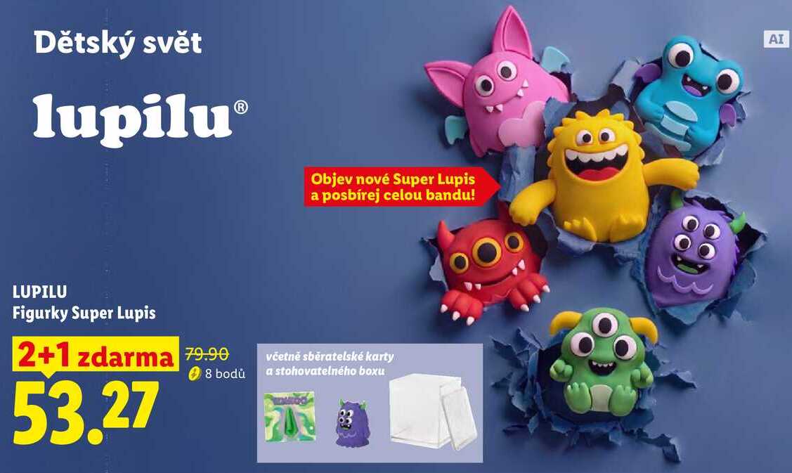 LUPILU Figurky Super Lupis Lidl