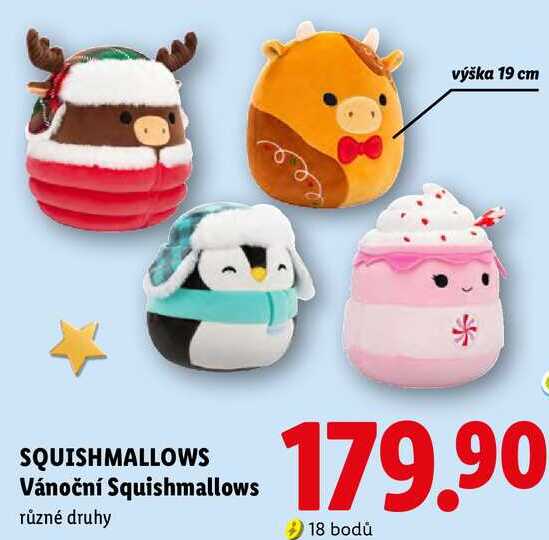 SQUISHMALLOWS Vánoční Squishmallows