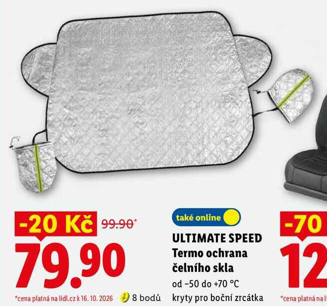 ULTIMATE SPEED Termo ochrana čelního skla