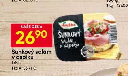Hruška Šunkový salám v aspiku 175 g